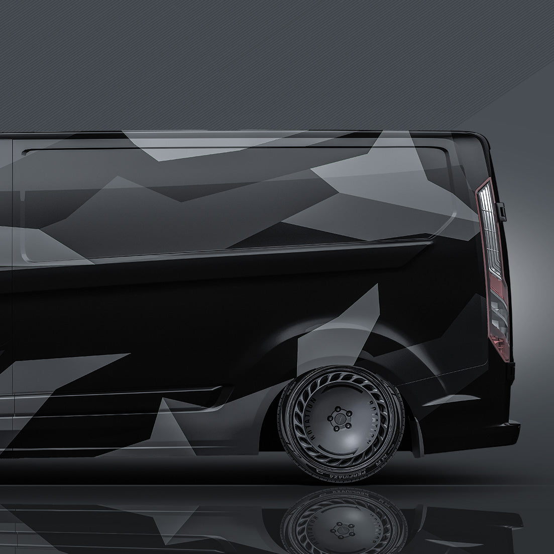 V2 Transit Custom Battle Van Camo Kit
