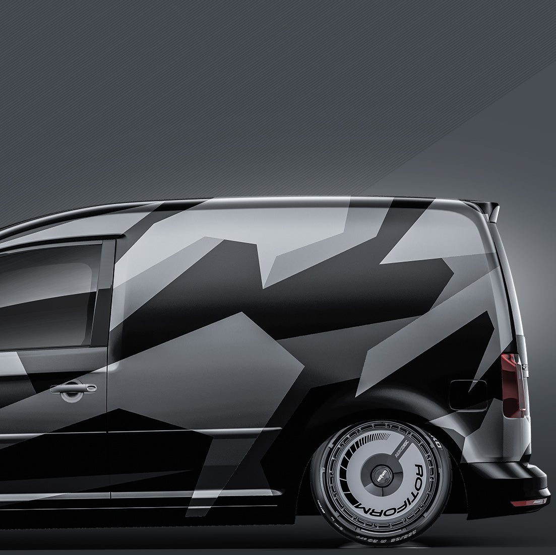 SWB Caddy Battle Van Camo Kit