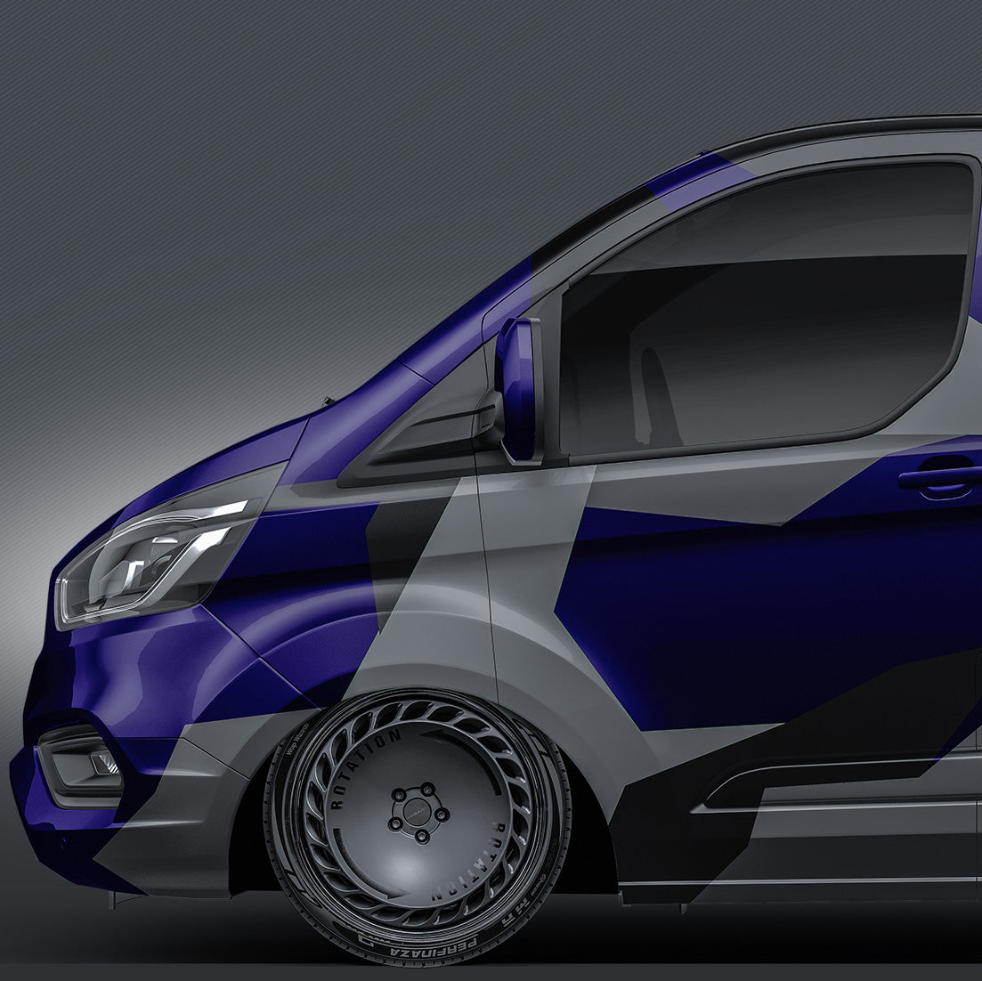 V2 Transit Custom Battle Van Camo Kit