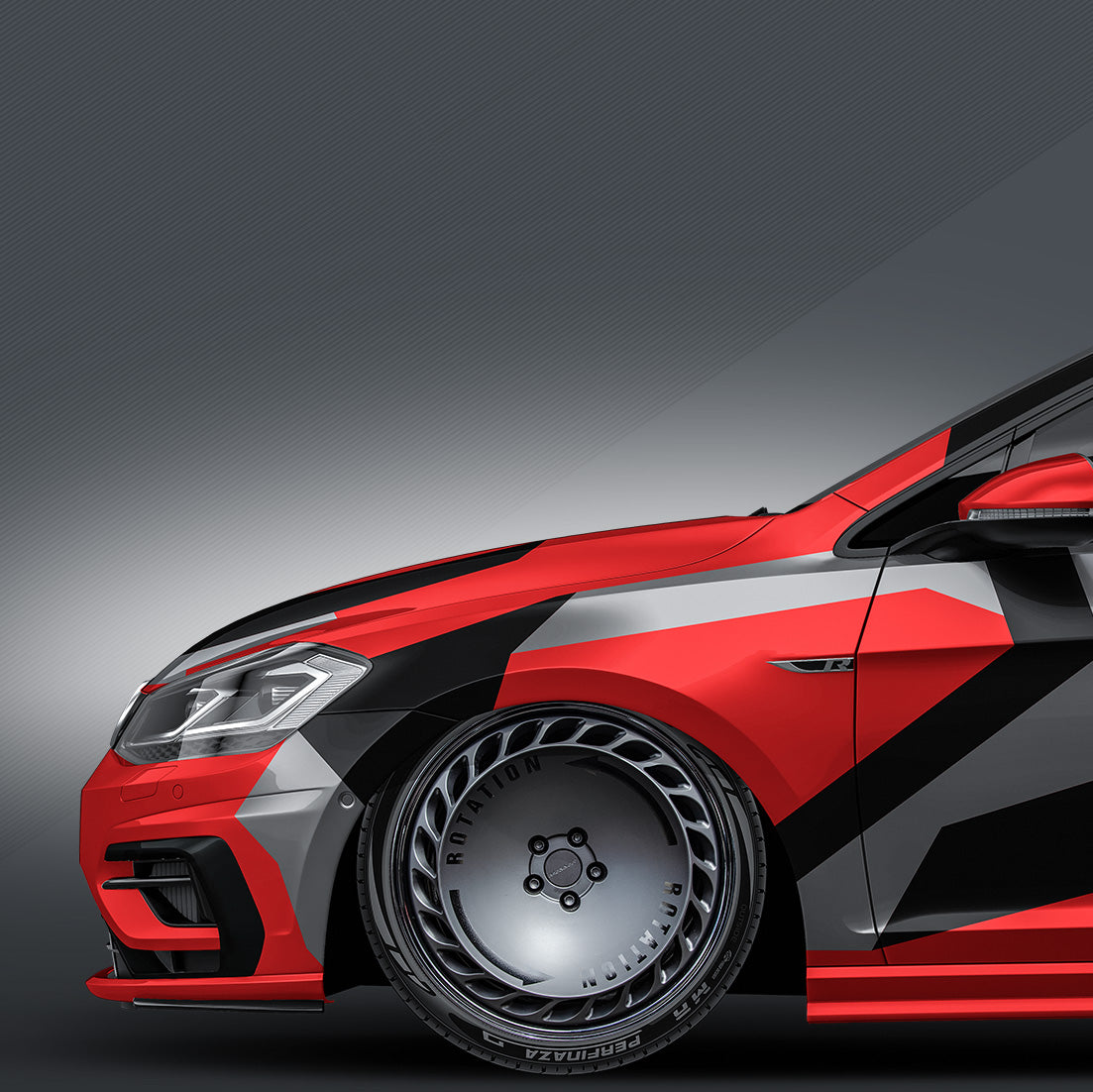 Medium V2 Car Battle Camo Kit